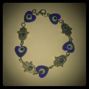 Evil eye bracelet